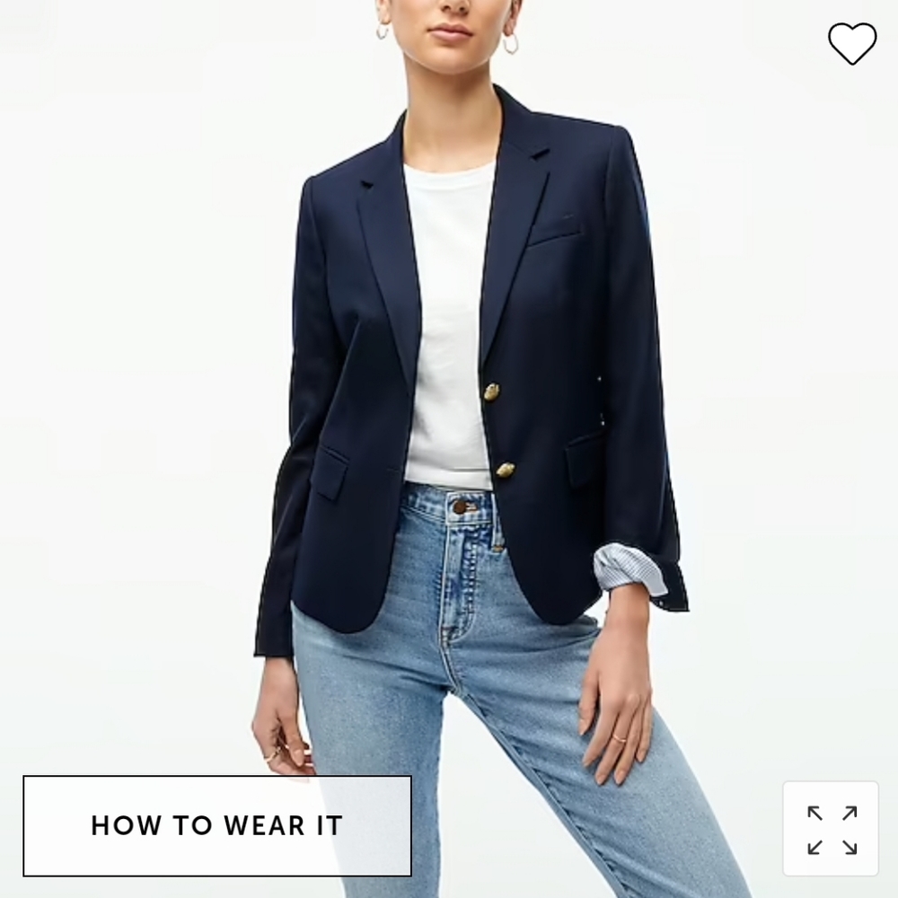 J.Crew Factory Original Schoolboy Blazer